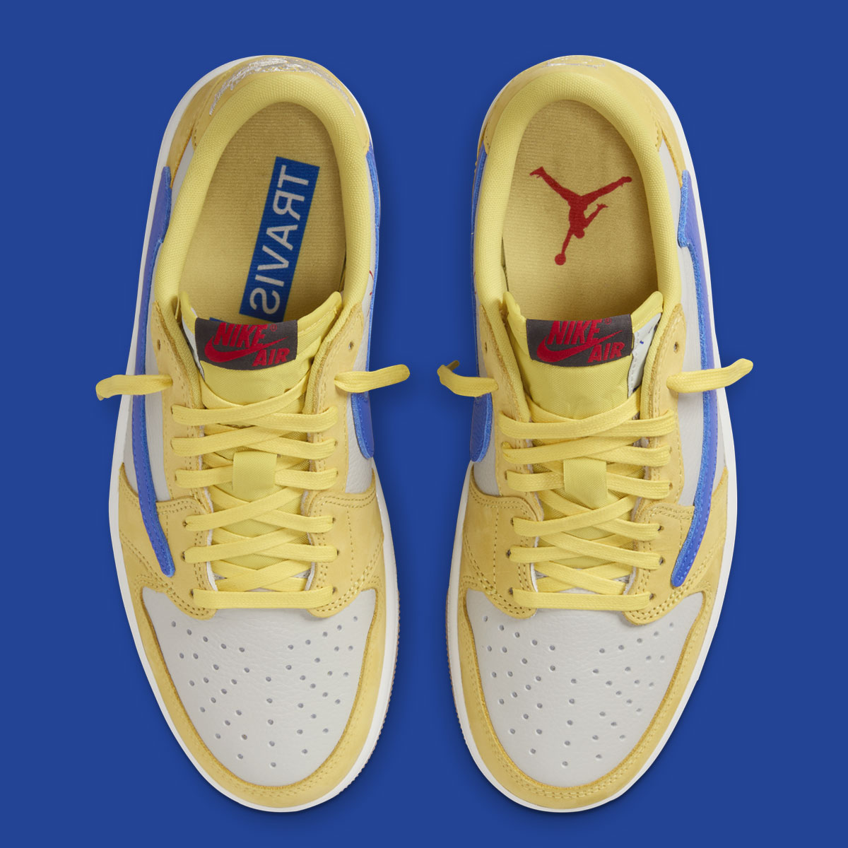 Travis Scott Air Jordan 1 Low Canary Elkins 3