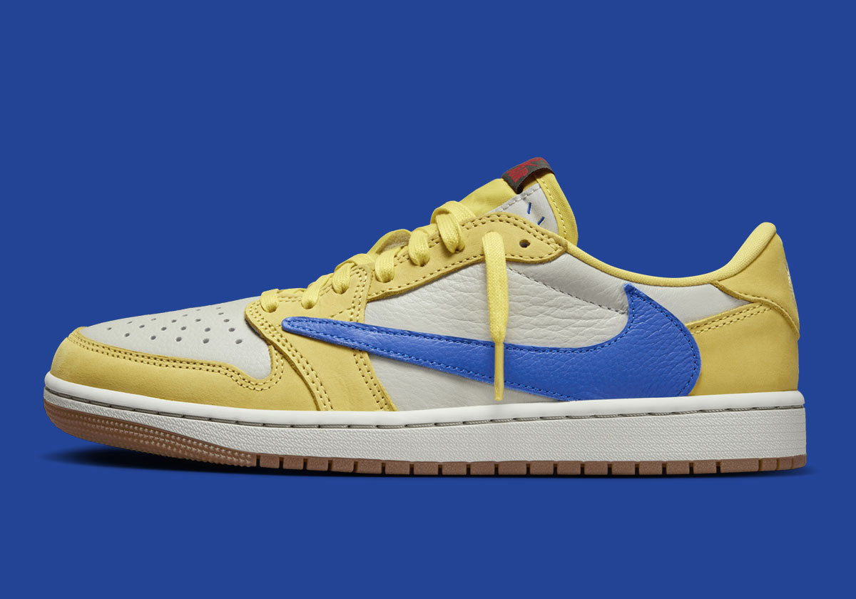 Travis Scott Air Jordan 1 Low Canary Elkins 8