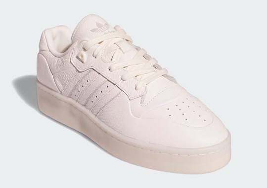 The adidas Rivalry Lux Low Cleans Up In “Cloud White”