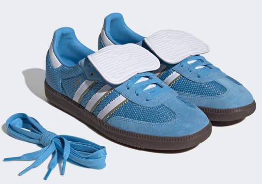 “Semi Burst Blue” Takes Over The adidas Samba LT