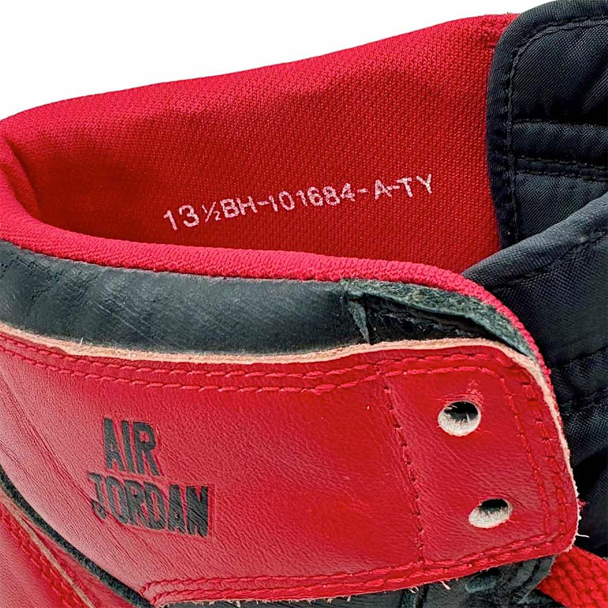 Air Jordan 1 Letter Prototype Black Red 3
