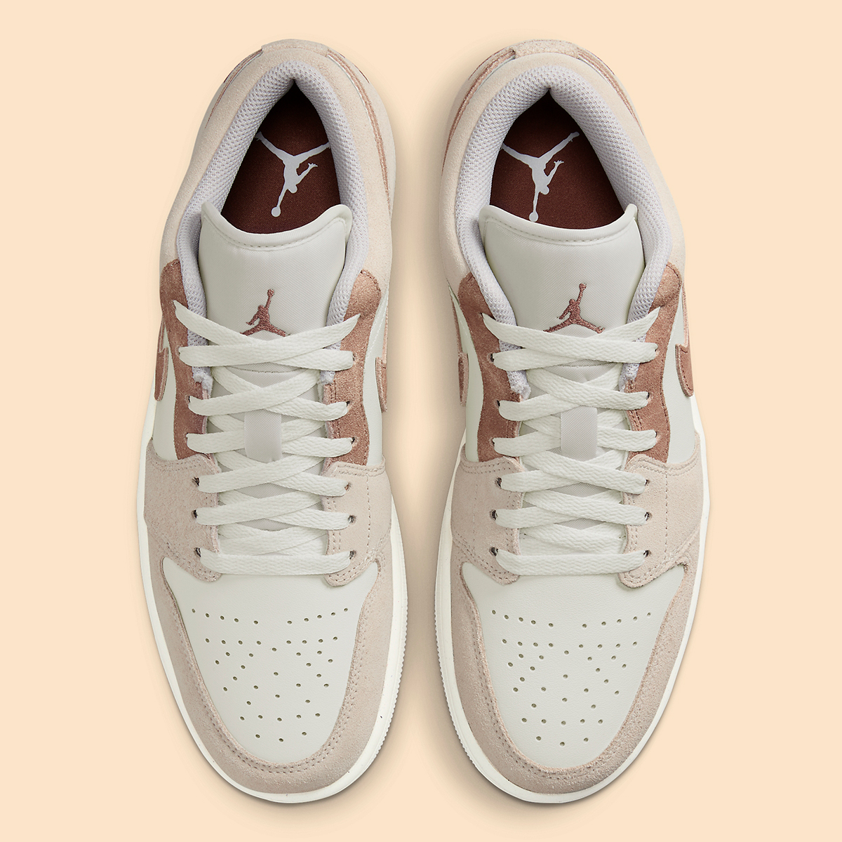 Air Jordan 1 Low Light Bone Archaeo Brown Sail Neutral Grey Hf1567 200 1