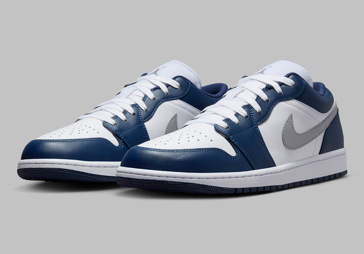 "Midnight Navy" Marks A Sleek Air Jordan 1 Low