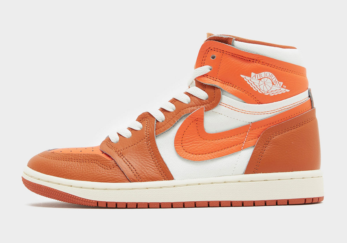 Air Jordan 1 Method Of Make Safety Orange White Burnt Sunrise Sail 4