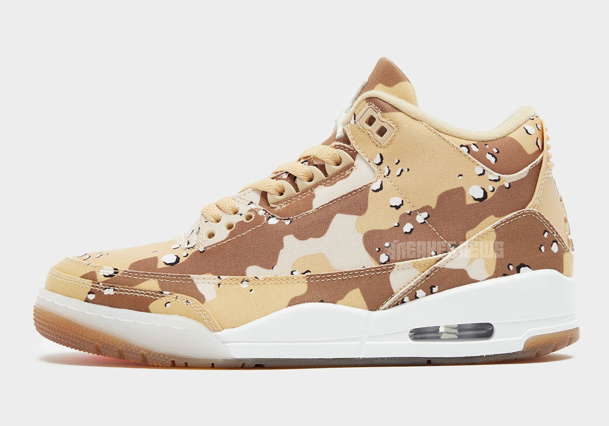 First Look At The WNBA x Air Jordan 3 “Desert Camo”