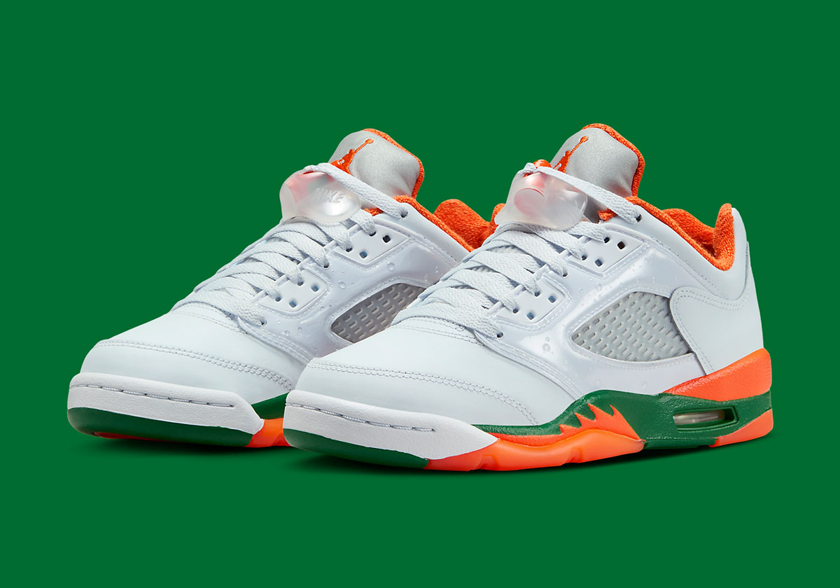 First Look At The Air Jordan 5 Low “Miami”