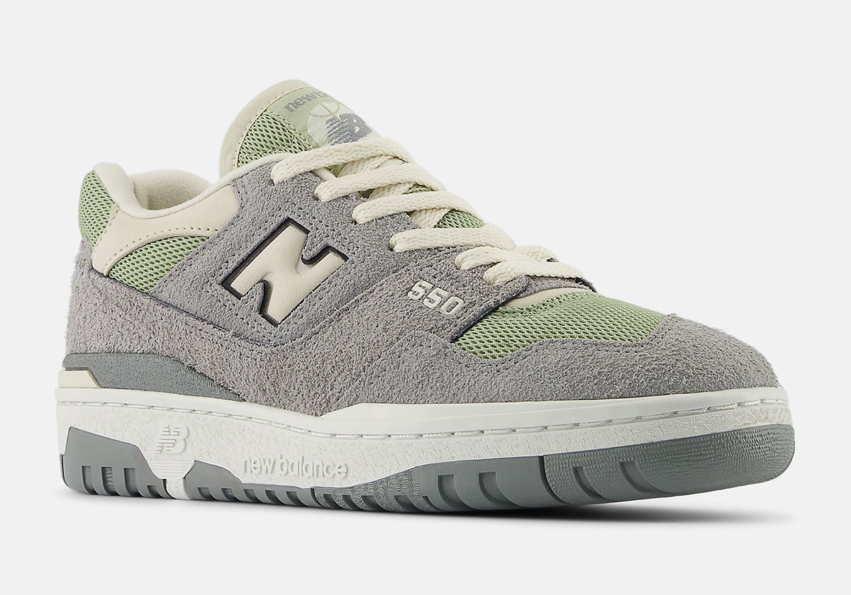 "Linen" Tones Hit A Shaggy Suede New Balance 550