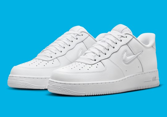 The Nike Air Force 1 Jewel Cleans Up In Triple White