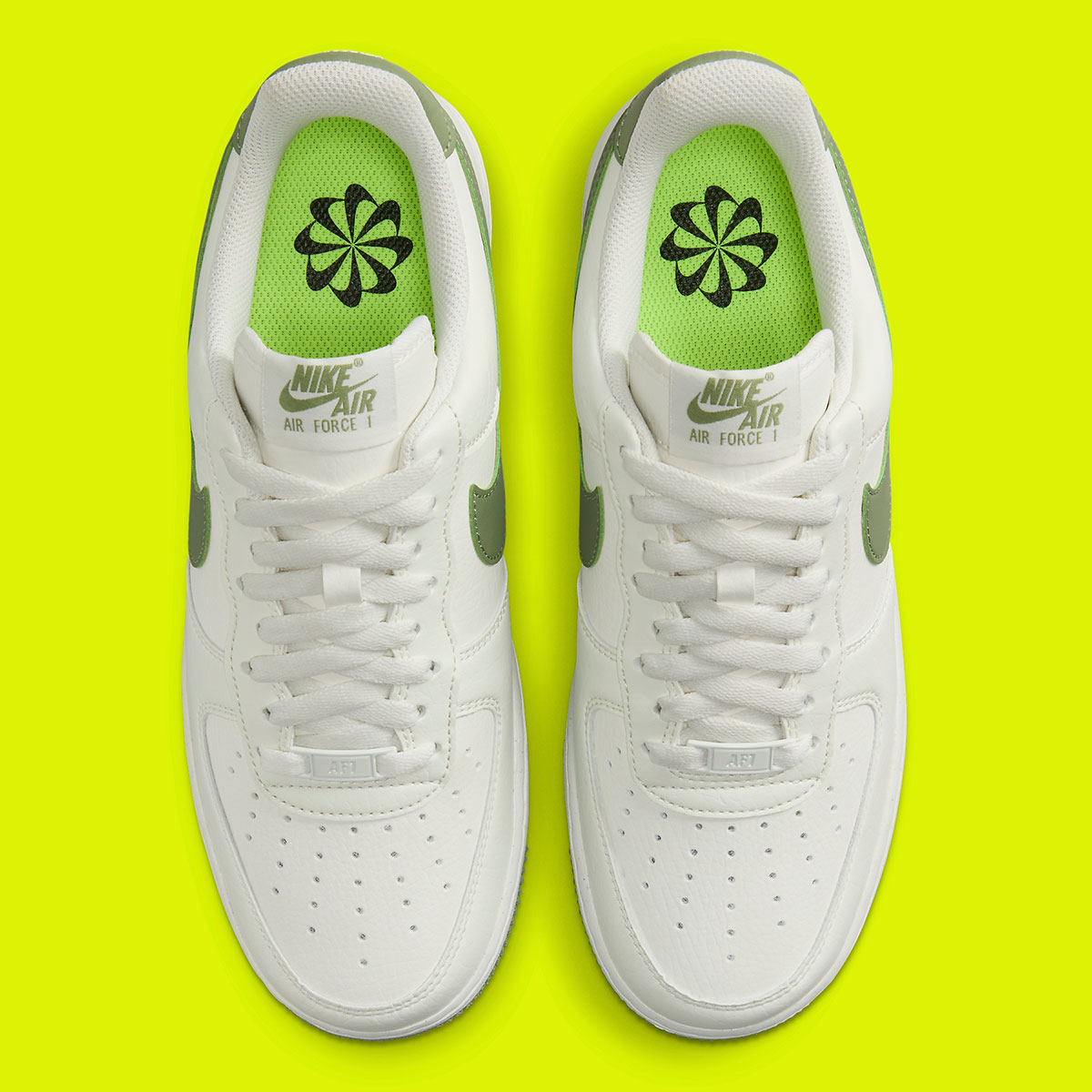 Nike Air Force 1 Low Next Nature Sail Oil Green Volt Dv3808 106 3