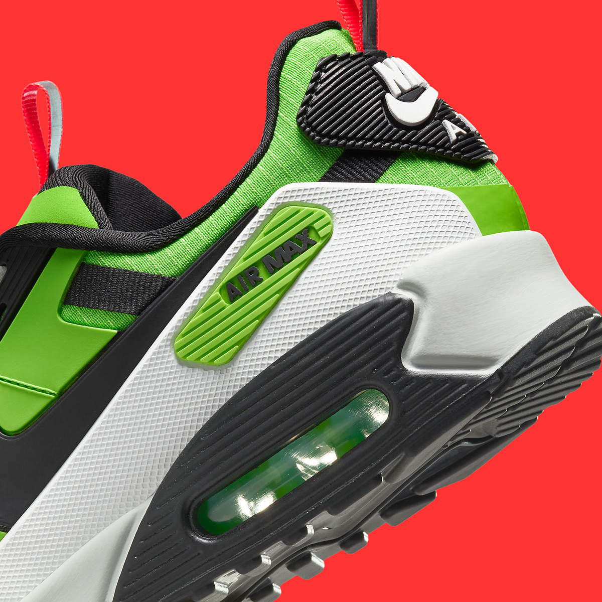 Nike Air Max 90 Drift Action Green Black Bright Crimson Fb2877 300 5