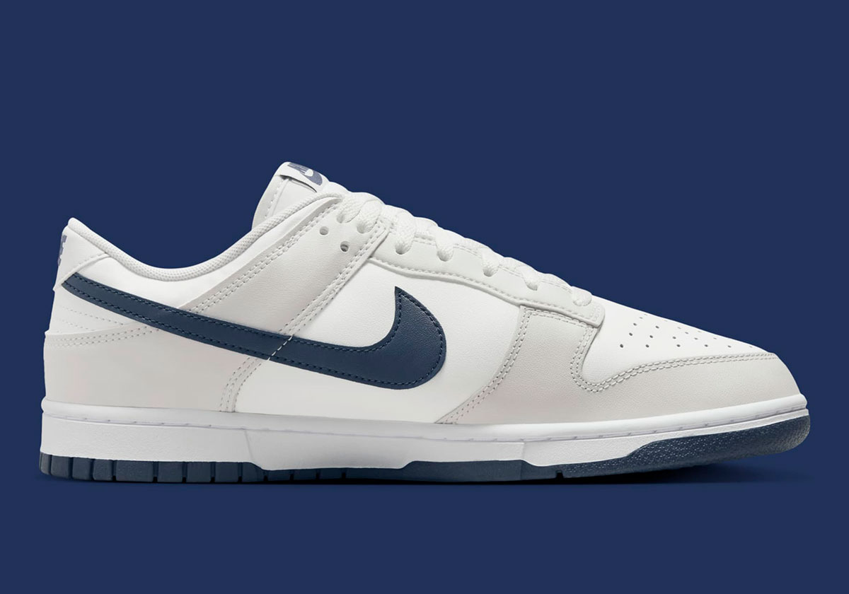 Nike Dunk Low Light Grey Midnight Navy Dv0831 111 2