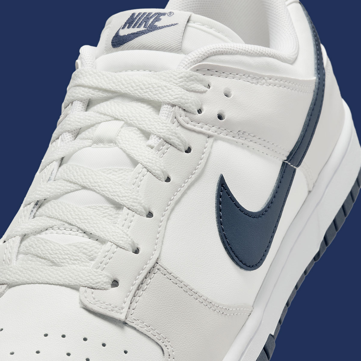 Nike Dunk Low Light Grey Midnight Navy Dv0831 111 4