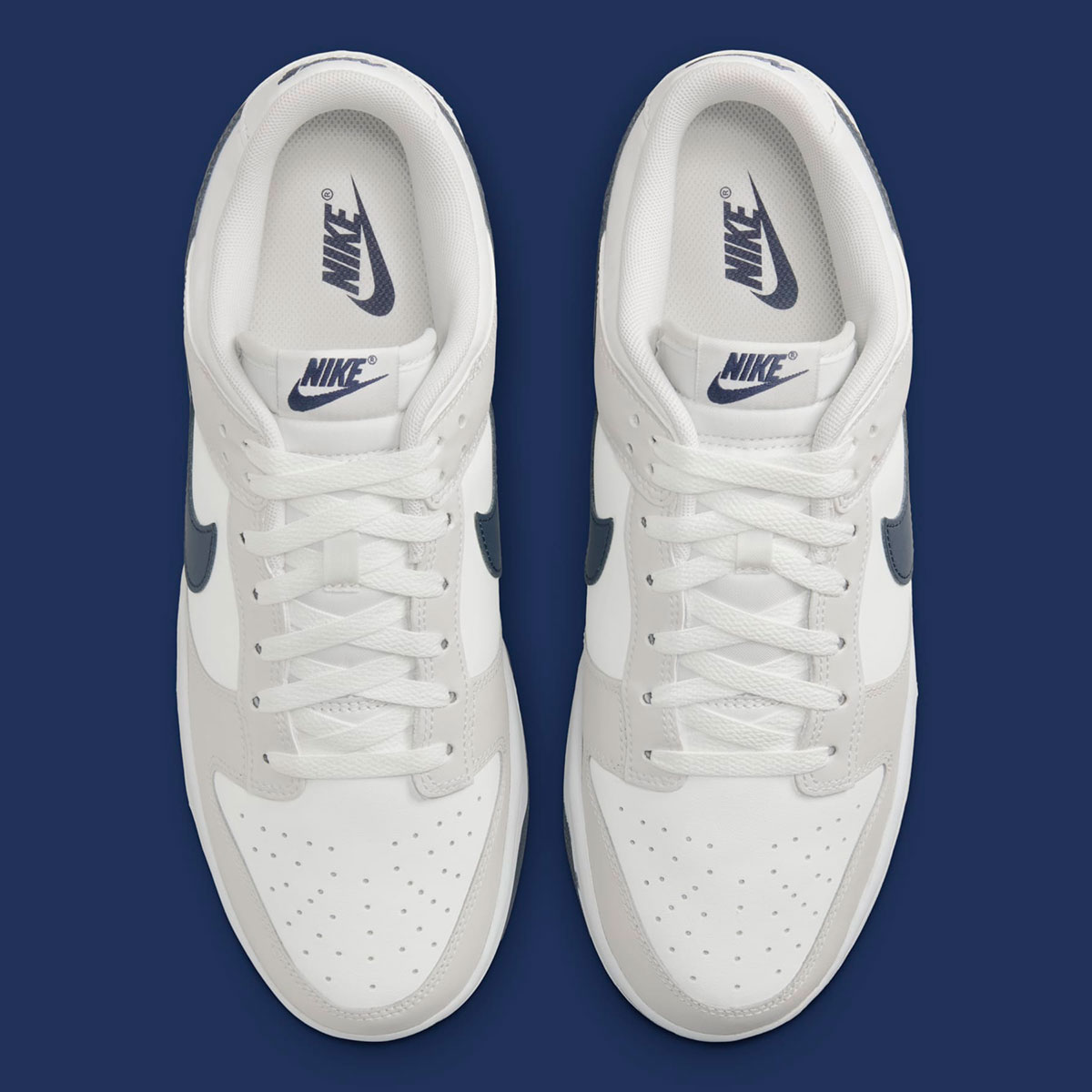 Nike Dunk Low Light Grey Midnight Navy Dv0831 111 8