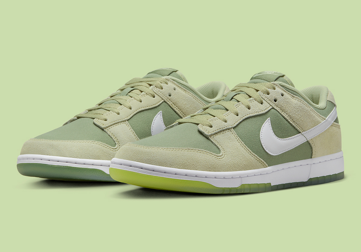 Nike Dunk Low Oil Green White Olive Aura Bright Cactus Hm9651 300 5