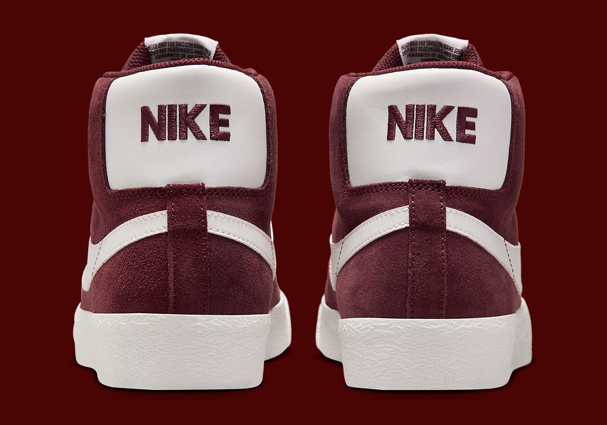 Nike Sb Blazer Mid Burgundy Crush Fd0731 600 3