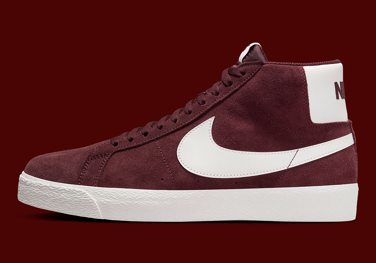 Nike Sb Blazer Mid Burgundy Crush Fd0731 600 4