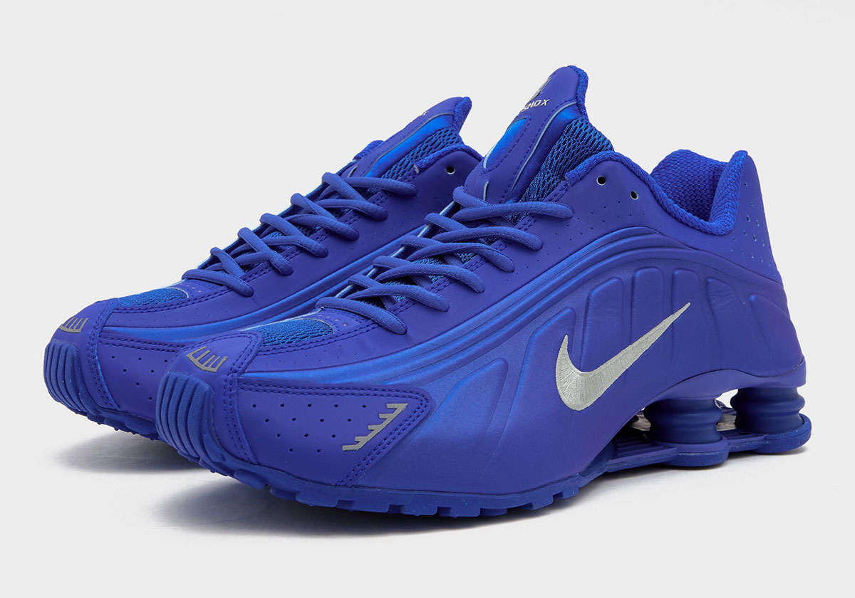 The Nike Shox R4 Gets Painted Entirely In "Racer Blue"