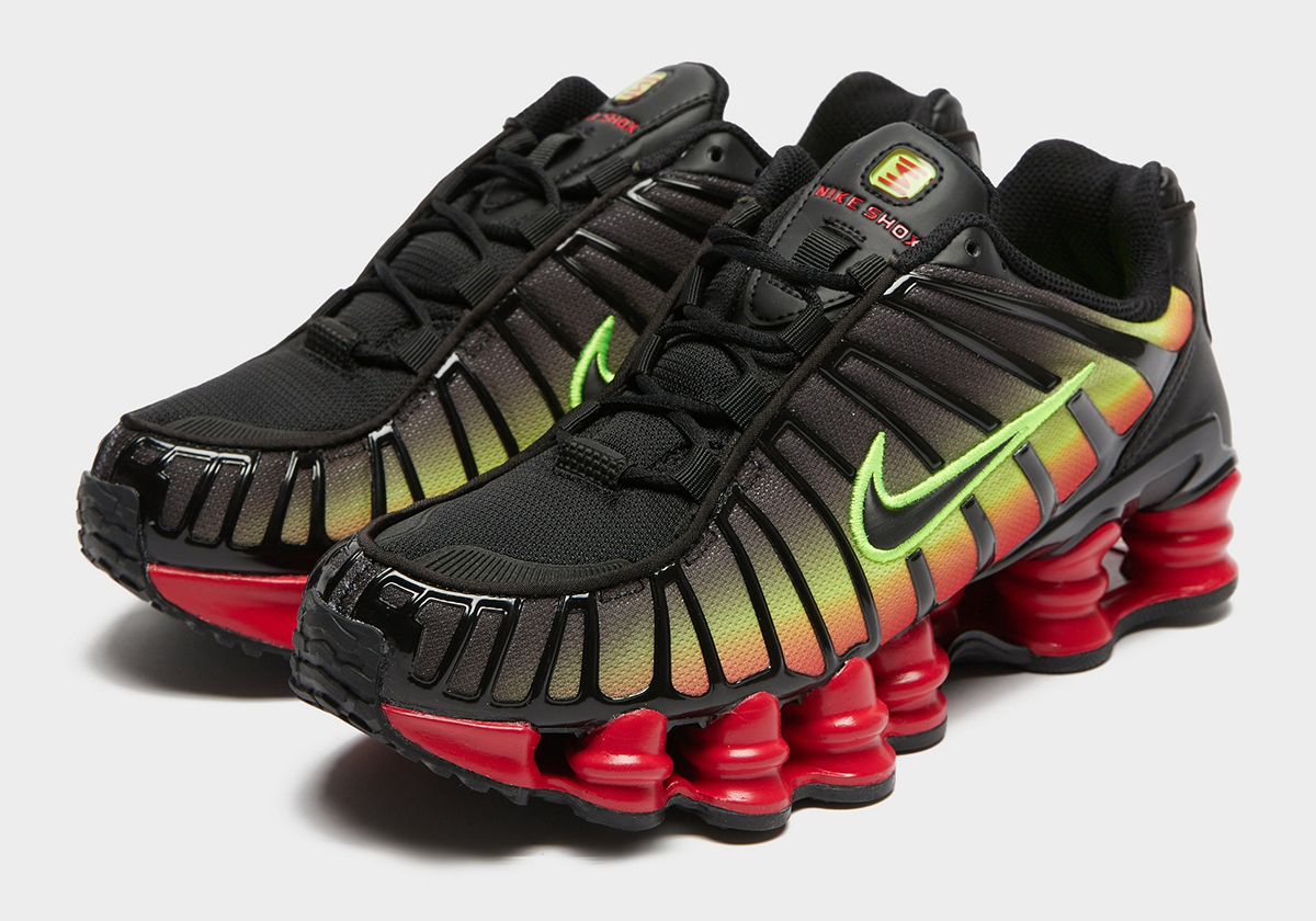 Nike Shox TL “Volt/Fire Red” Releasing This Fall