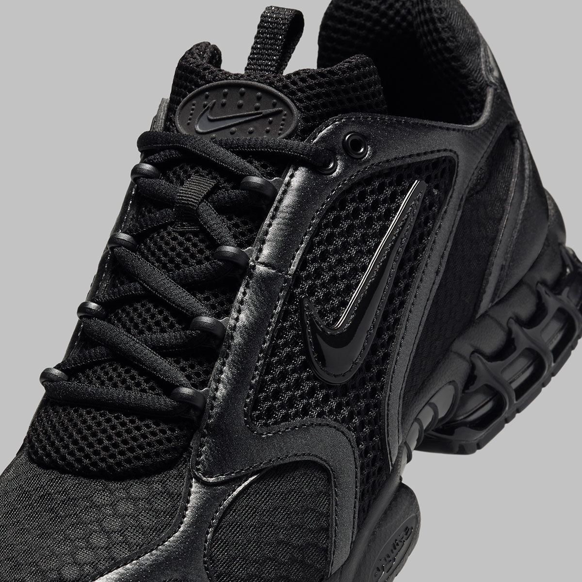 Nike Zoom Spiridon Cage 2 Black Alien Xenomorph 5