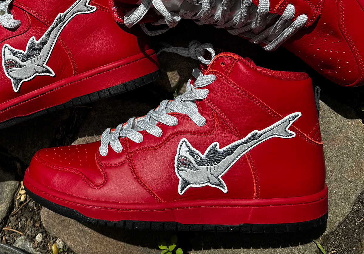 Oski Nike Sb Dunk High Red Friends And Family 5