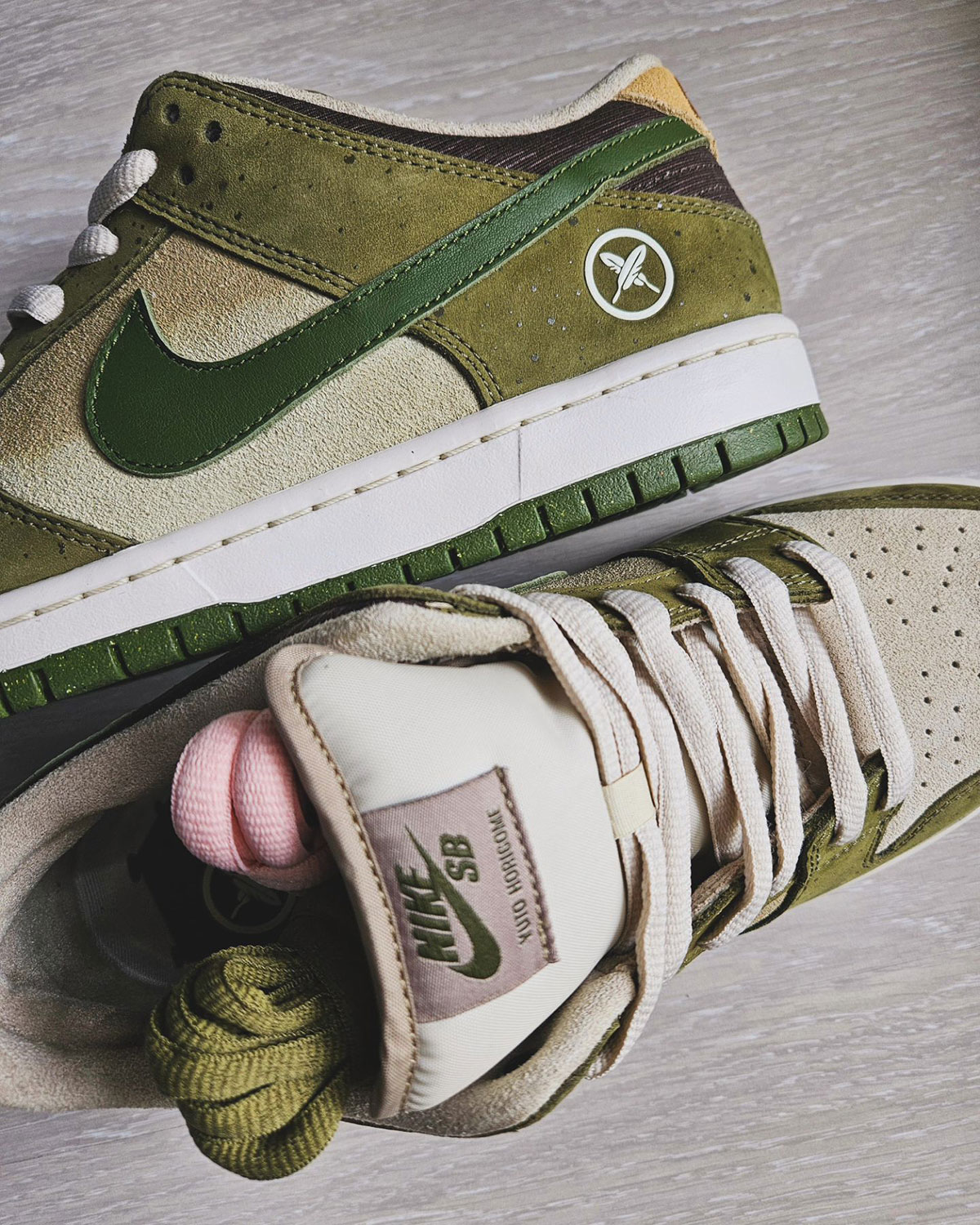 Yuto Horigome Nike Sb Dunk Low Asparagus Hf8022 300 4