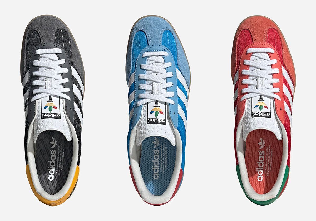 These Pinstriped adidas Gazelle Indoors Are Ready For The Paris Olympics
