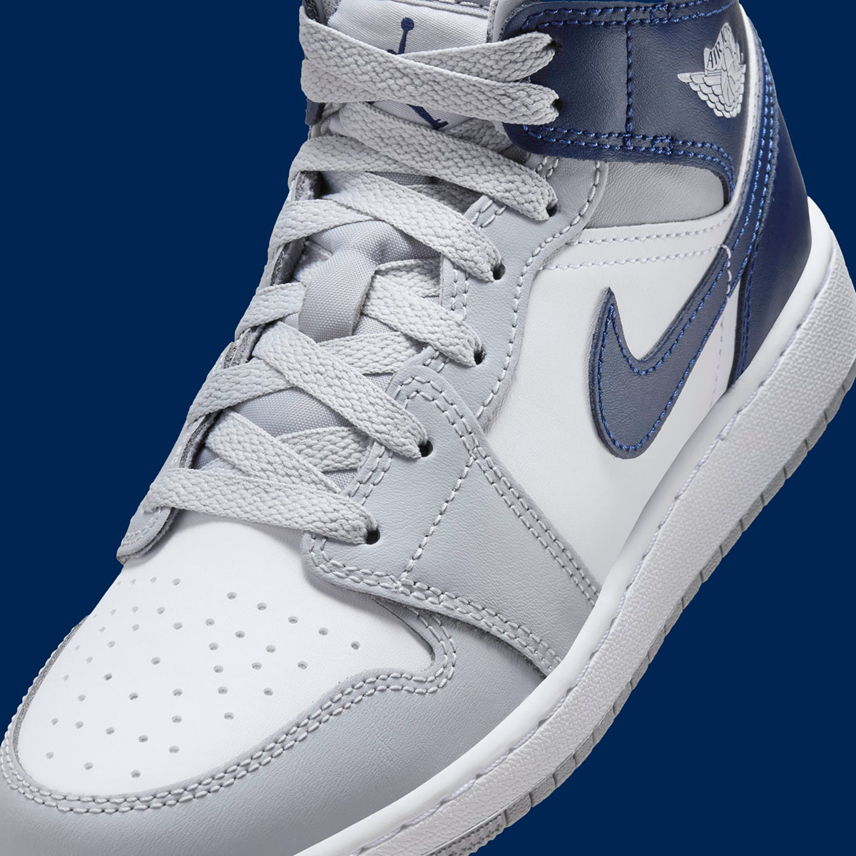 Air Jordan 1 Mid Grey Navy White Da8426 104 6