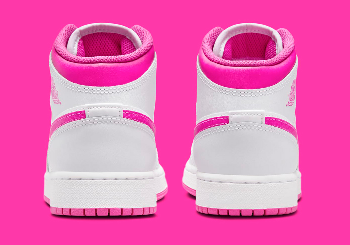 Air Jordan 1 Mid Gs Iris Whisper Fire Pink Fd8780 500 1