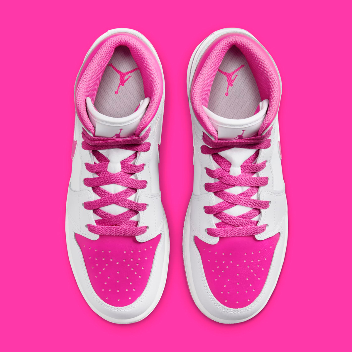 Air Jordan 1 Mid Gs Iris Whisper Fire Pink Fd8780 500 5