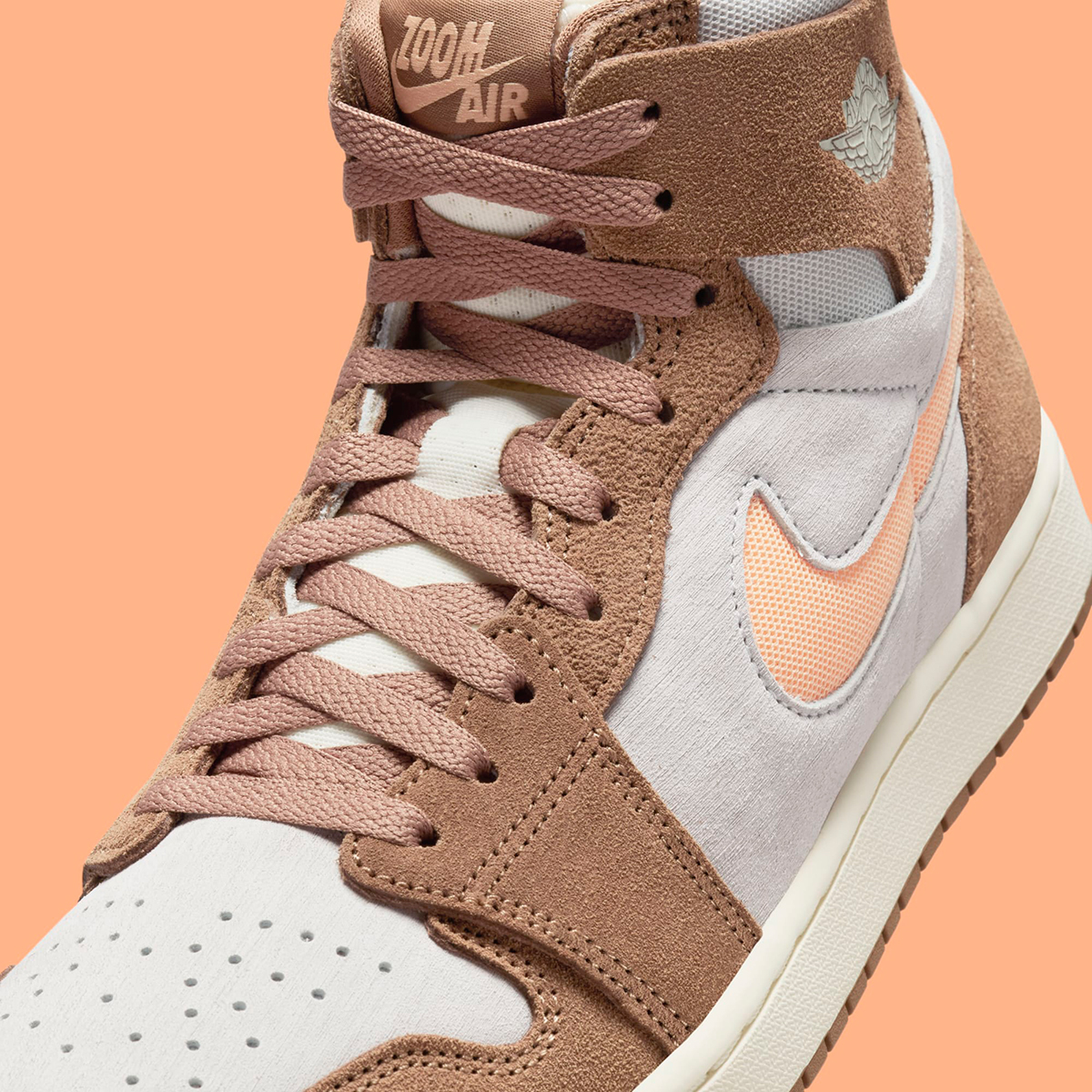 Air Jordan 1 Zoom Cmft 2 Light Brown Crimson Tint Dv1307 200 4
