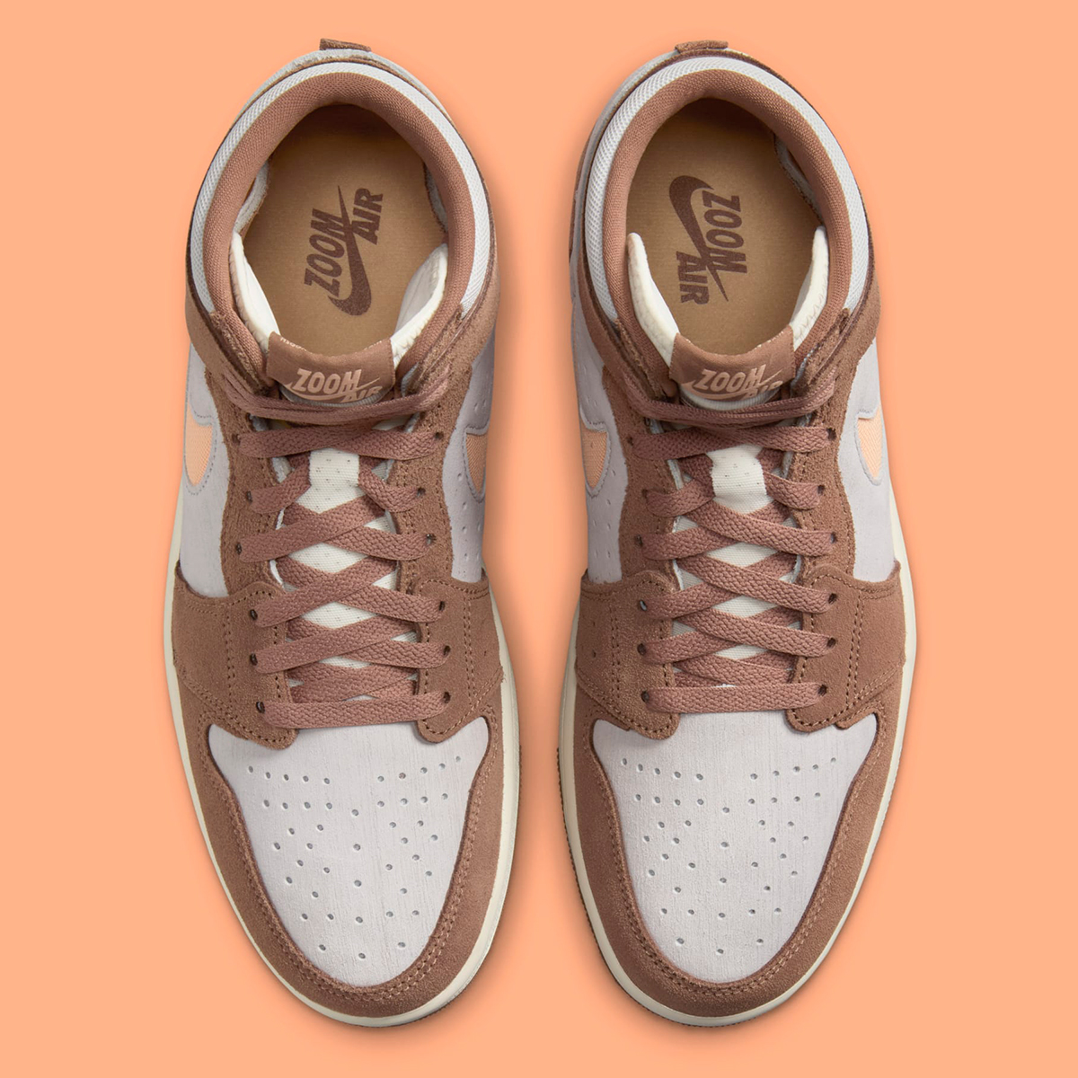 Air Jordan 1 Zoom Cmft 2 Light Brown Crimson Tint Dv1307 200 6