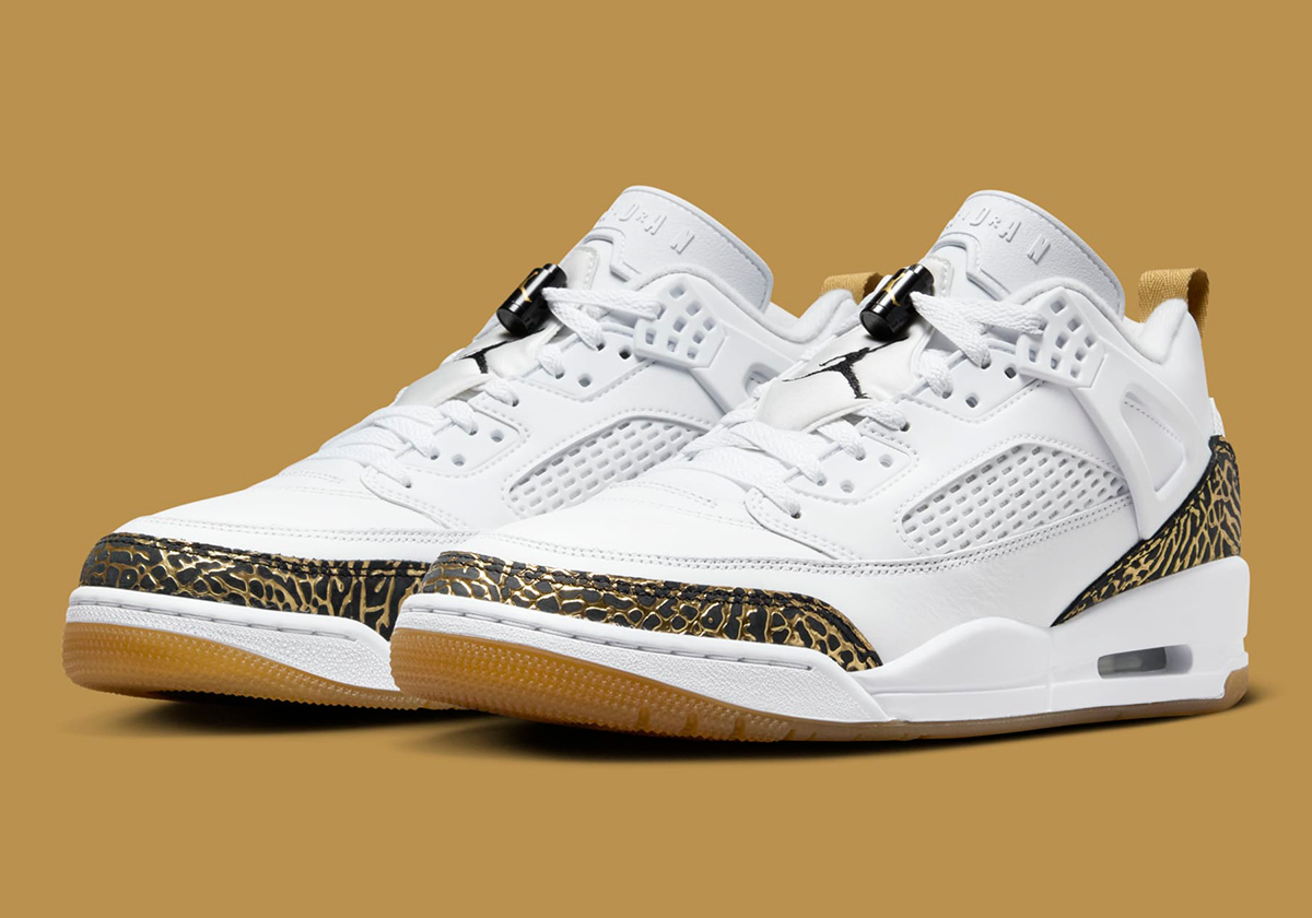 The Jordan Spiz’ike Low Pours On Cracked “Mocha Gold”
