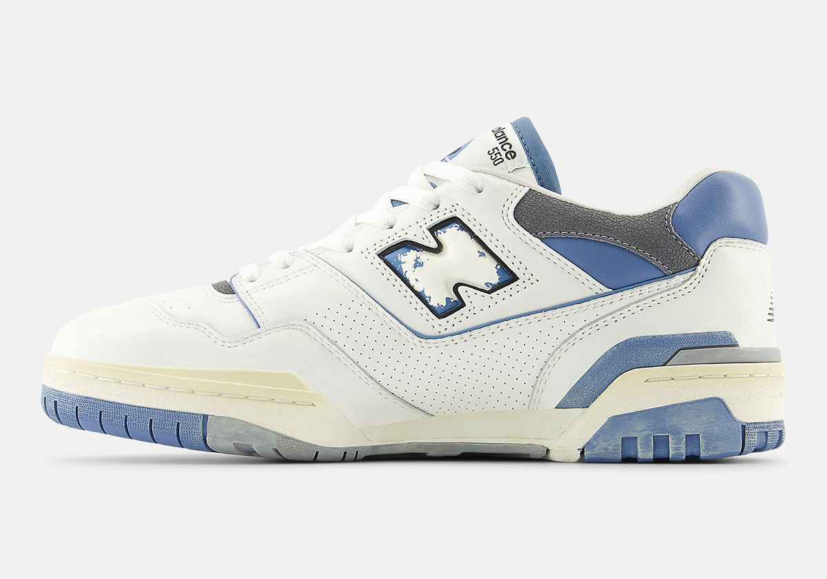 New Balance 550 Sea Salt Heron Blue Bb550vte 2