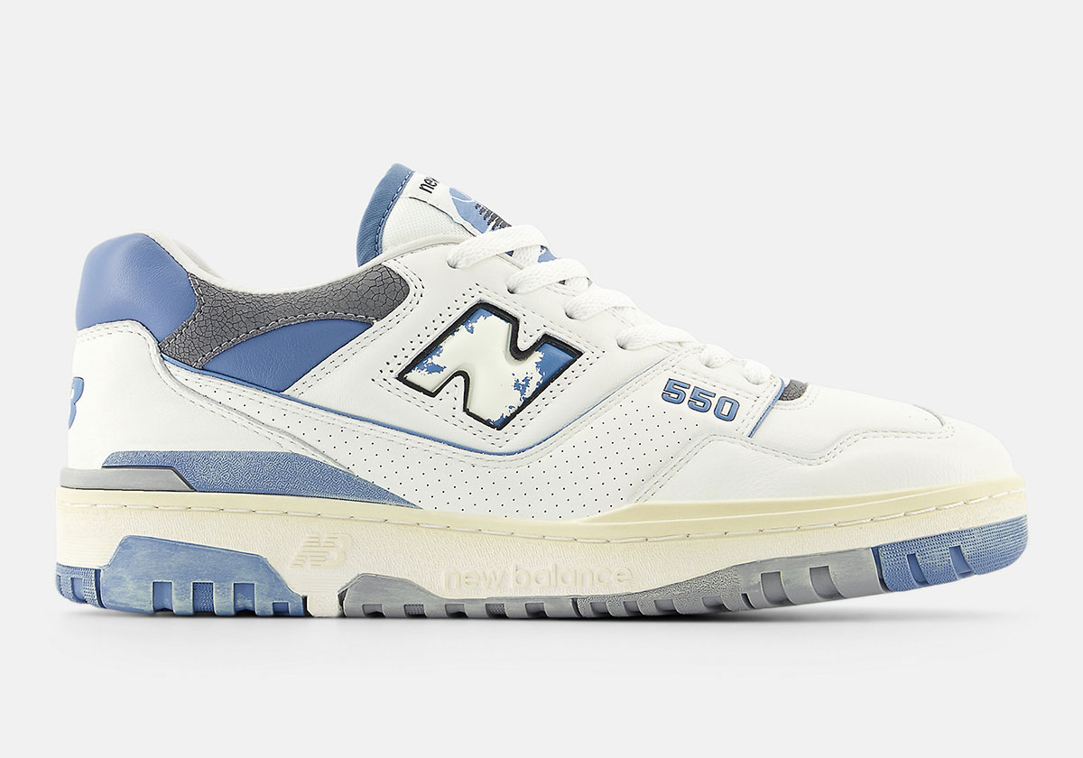 New Balance 550 Sea Salt Heron Blue Bb550vte 4