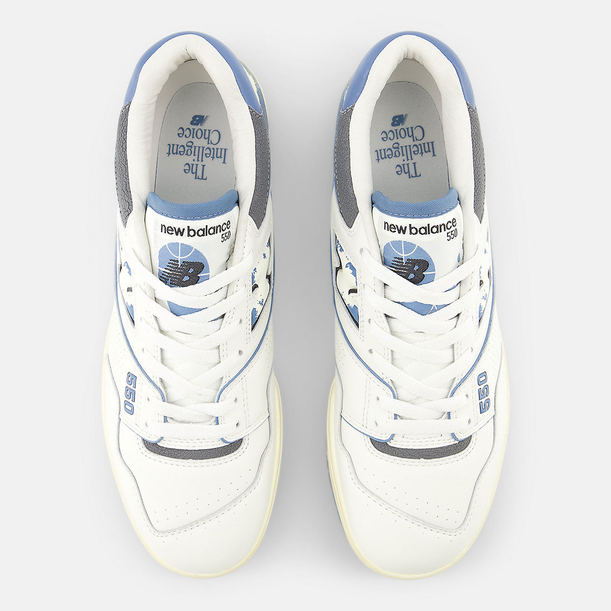 New Balance 550 Sea Salt Heron Blue Bb550vte 5