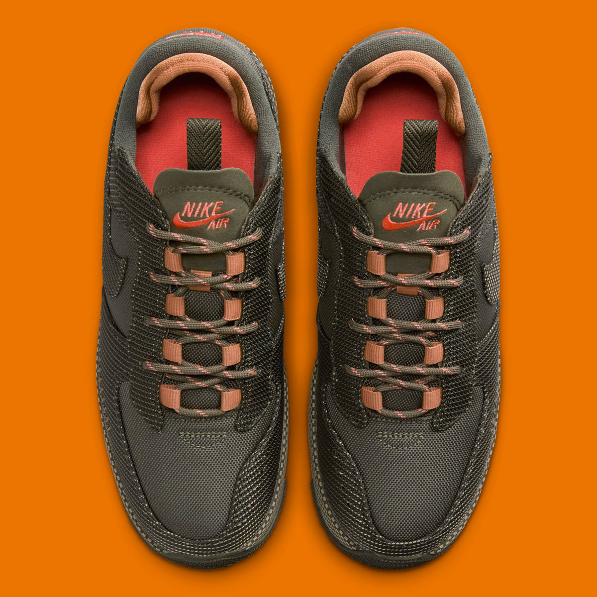 Nike Air Force 1 Wild Olive Green Orange Fb2348 302 4