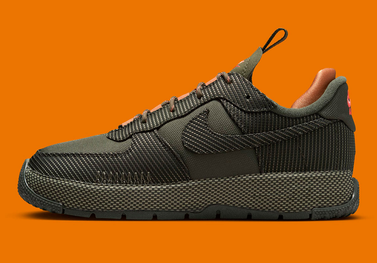 Nike Air Force 1 Wild Olive Green Orange Fb2348 302 6