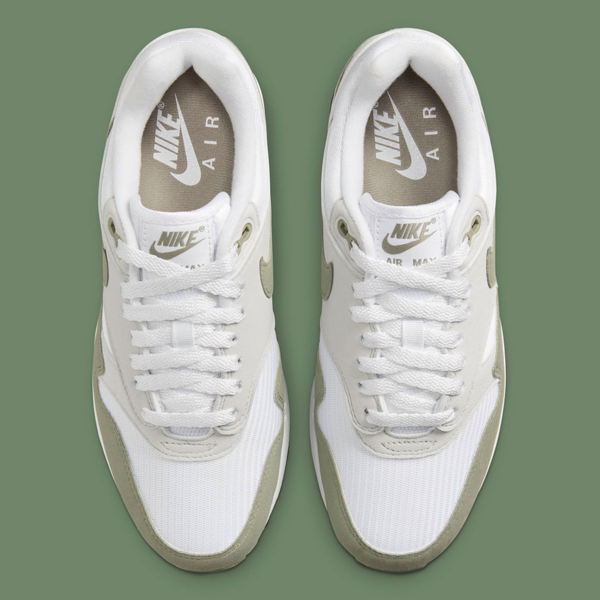 Nike Air Max 1 White Light Army Neutral Grey Black Dz2628 112 2