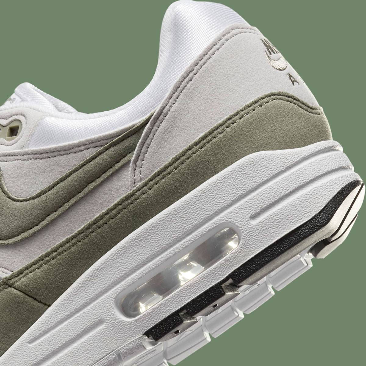 Nike Air Max 1 White Light Army Neutral Grey Black Dz2628 112 5