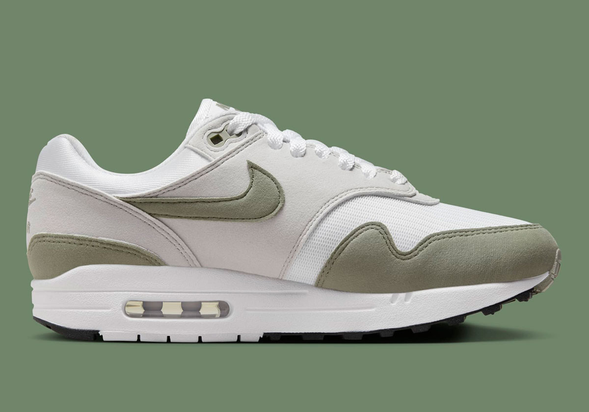 Nike Air Max 1 White Light Army Neutral Grey Black Dz2628 112 6