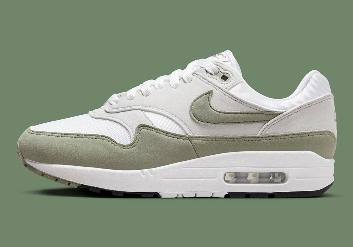 Nike Air Max 1 White Light Army Neutral Grey Black Dz2628 112 8