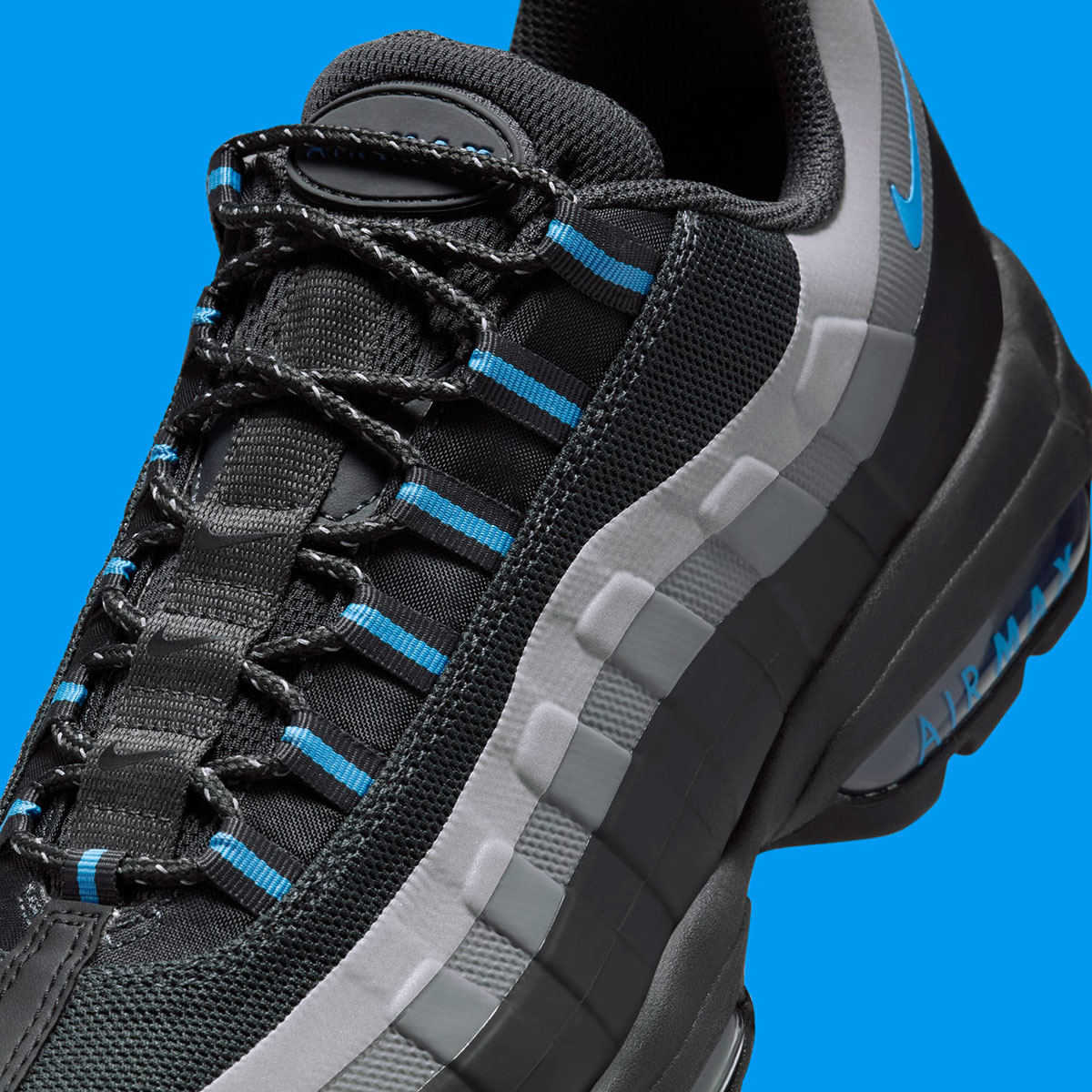 Nike Air Max 95 Ultra Black Neutral Grey University Blue Hm9608 001 4
