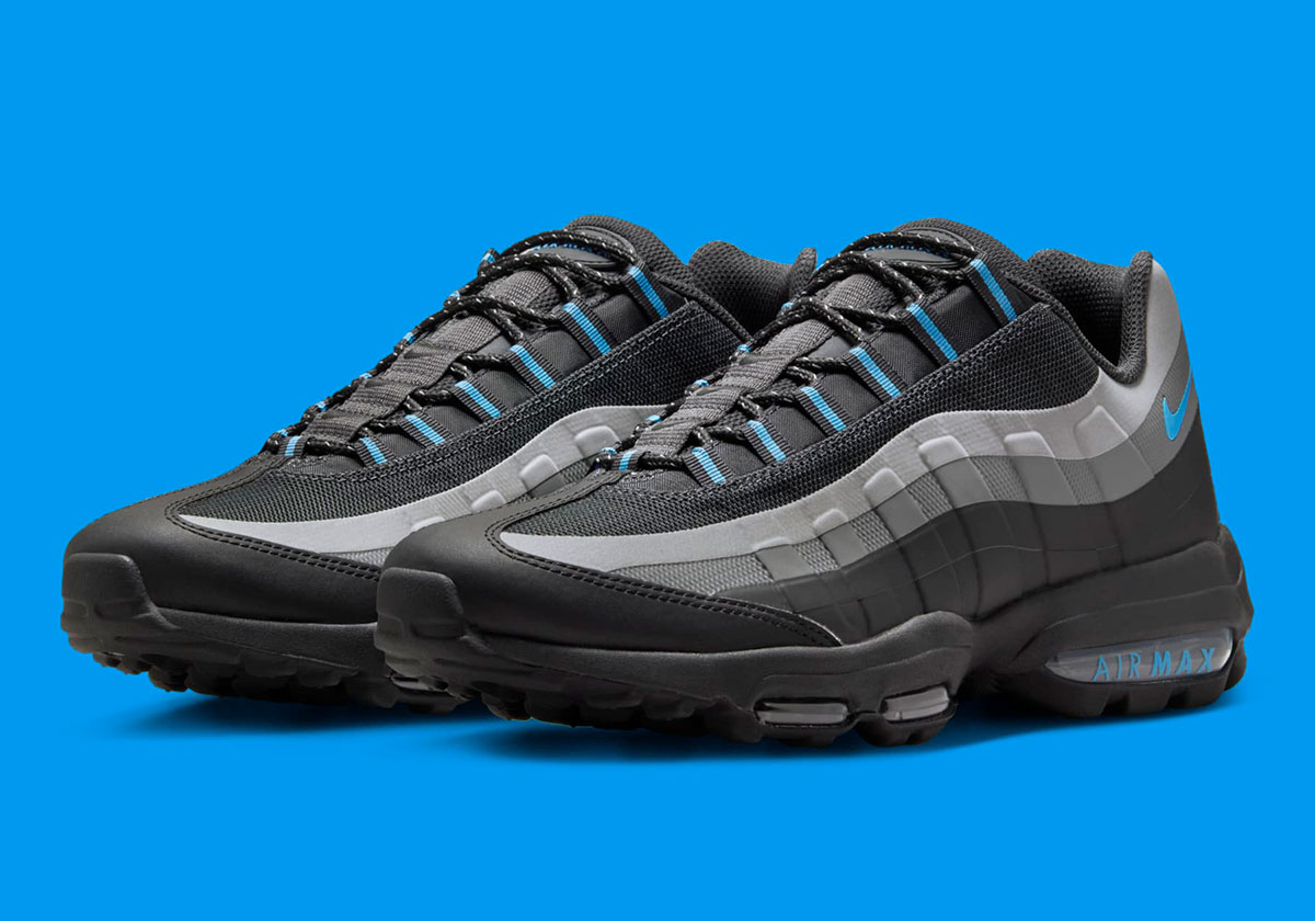 Nike Air Max 95 Ultra Black Neutral Grey University Blue Hm9608 001 5