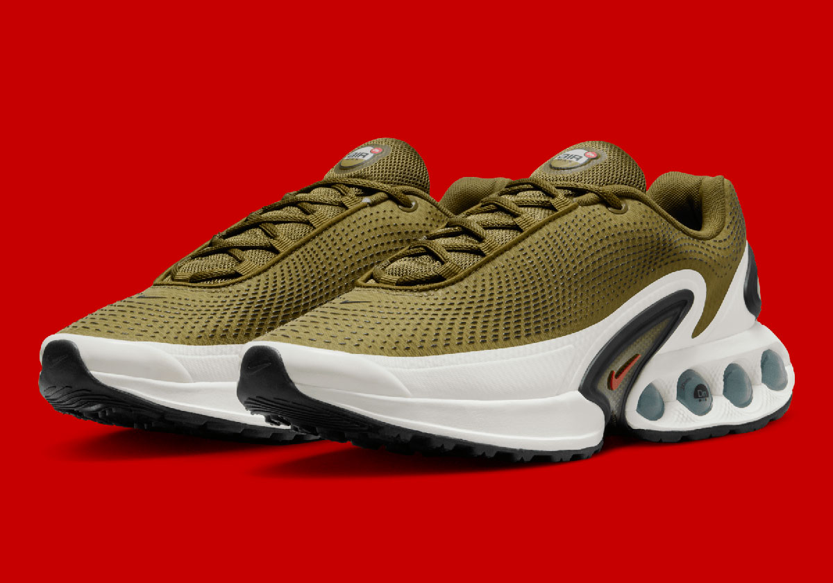 Nike Air Max Dn Olive Flak Gym Red Black Dv3337 300 1