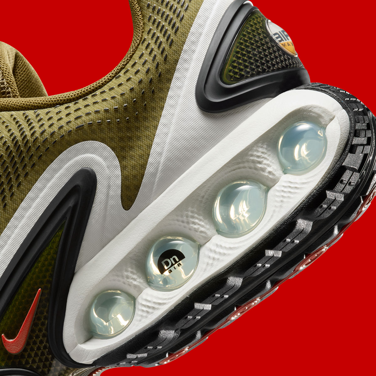Nike Air Max Dn Olive Flak Gym Red Black Dv3337 300 7
