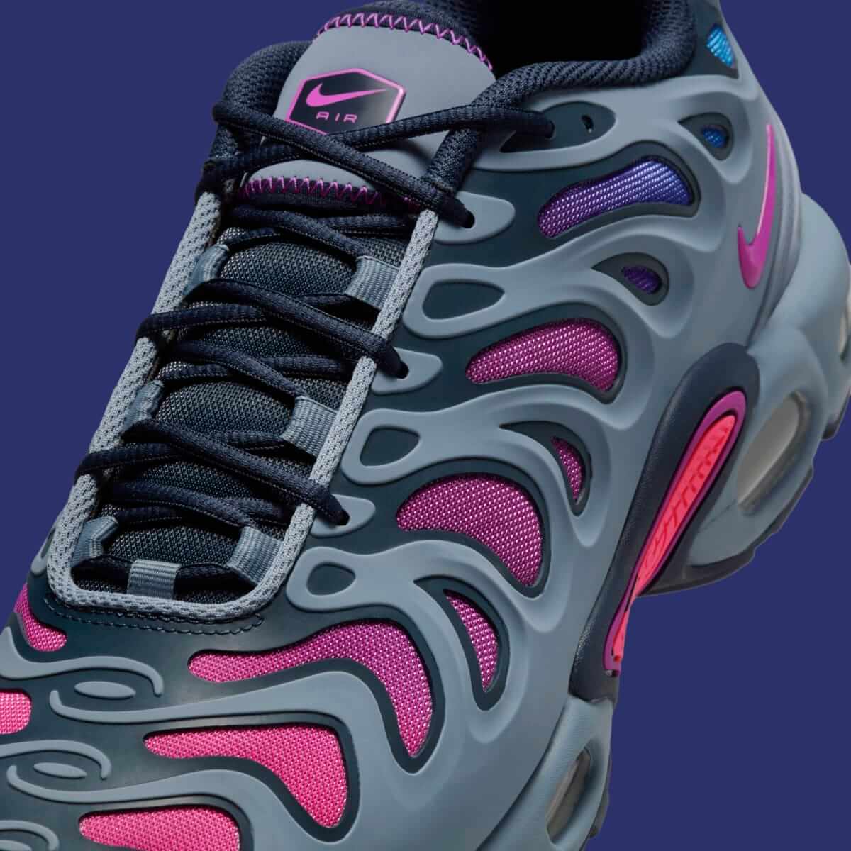 Nike Air Max Plus Drift Ashen Slate Vivid Purple Obsidian Hyper Pink Hyper Royal Fd4290 401 Release Date 01