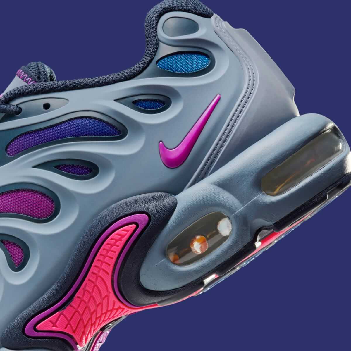 Nike Air Max Plus Drift Ashen Slate Vivid Purple Obsidian Hyper Pink Hyper Royal Fd4290 401 Release Date 02