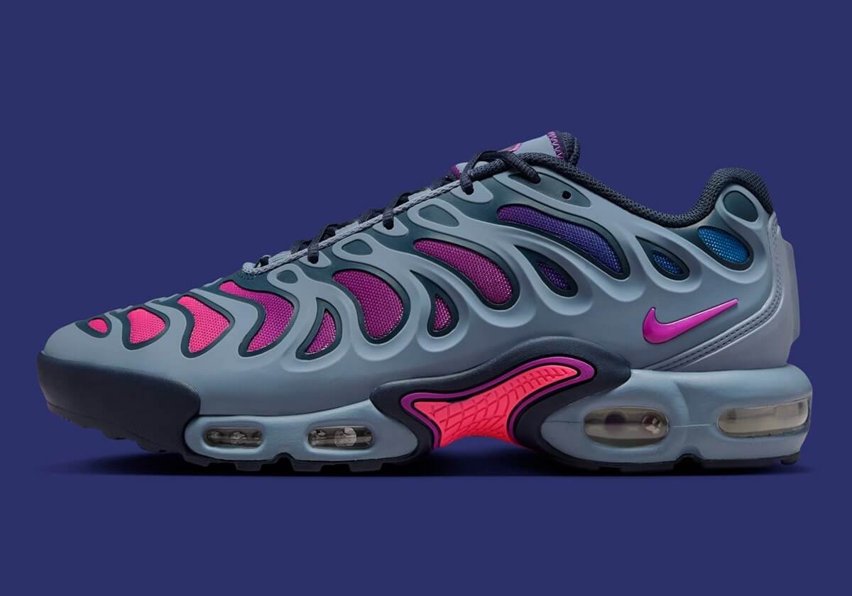 Nike Air Max Plus Drift Ashen Slate Vivid Purple Obsidian Hyper Pink Hyper Royal Fd4290 401 Release Date 04