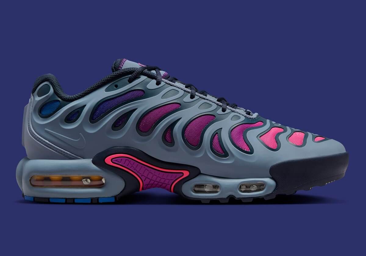 Nike Air Max Plus Drift Ashen Slate Vivid Purple Obsidian Hyper Pink Hyper Royal Fd4290 401 Release Date 06