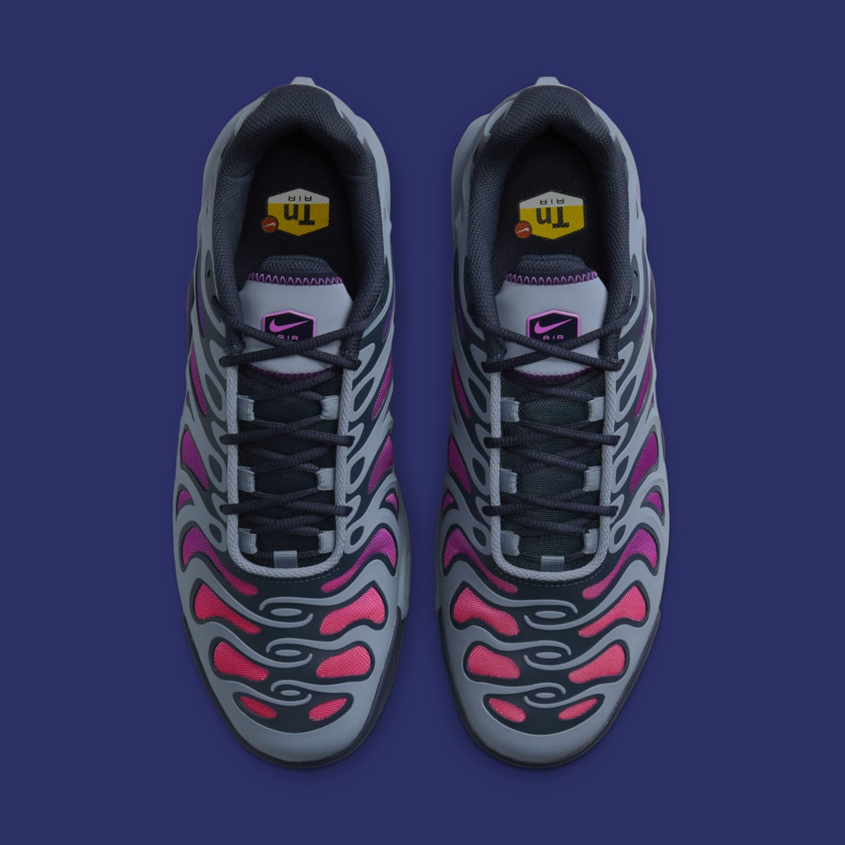 Nike Air Max Plus Drift Ashen Slate Vivid Purple Obsidian Hyper Pink Hyper Royal Fd4290 401 Release Date 08
